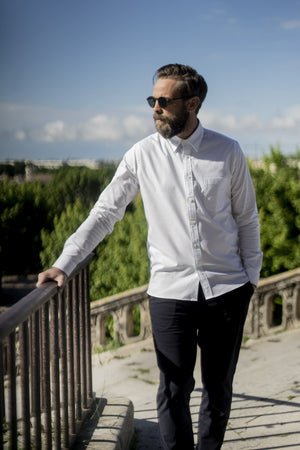 La chemise blanche Oxford coton bio