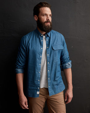 Chemise denim