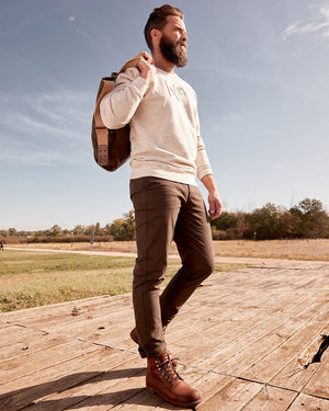 Chino en twill de coton stretch Bio